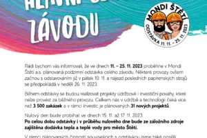 Pravidelná odstávka Mondi Štětí 2023